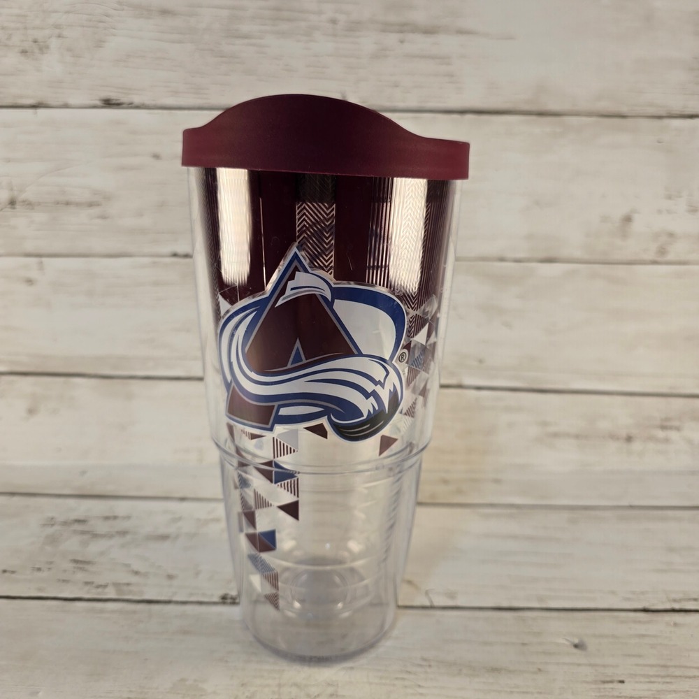 Tervis Colorado Avalanche 24oz Insulated Tumbler NHL Hockey Travel Cup Maroon